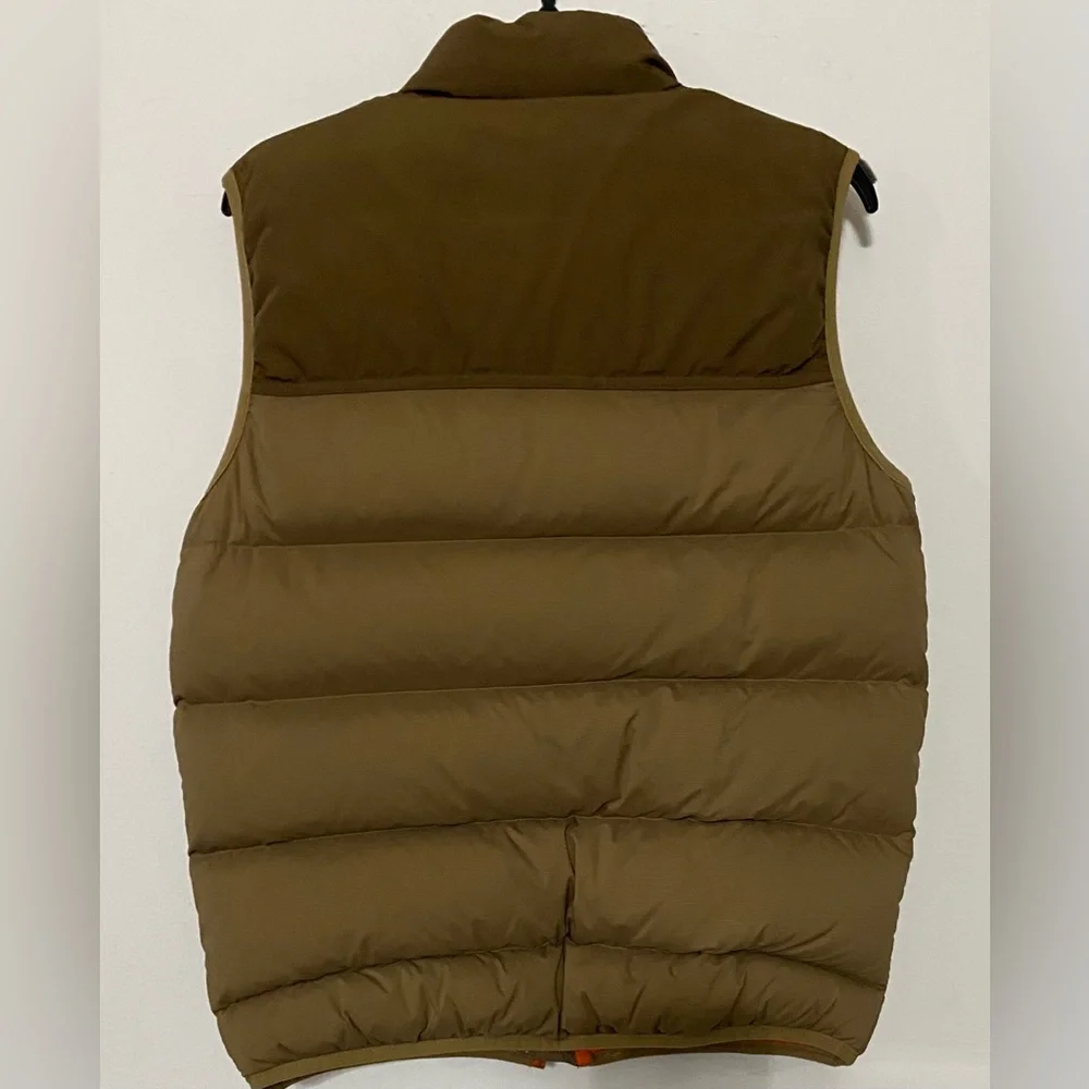 C. C. Filson Men's Goose Down Brown Vest - Picture 5 of 9